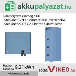 Akkupályázat csomag #441 - Solplanet ASW H-T2/T3 8 kW + Solplanet Ai-HB G2-E (beltéri) 10