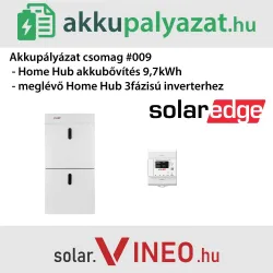 SolarEdge Home Hub első tároló telepítése 9,7 kWh | Csomag #009