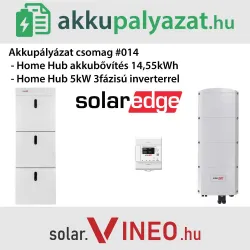 Akkupályázat csomag #014 - SE5K invertercsere 14,55kWh