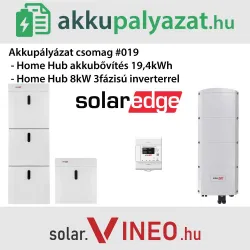 Akkupályázat csomag #019 - SE8K invertercsere 19,4kWh