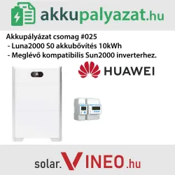 Akkupályázat csomag #025 - Huawei akkubővítés 10kWh