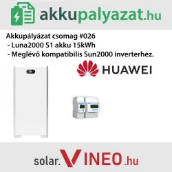 Akkupályázat csomag #026 - Huawei akkubővítés 15kWh