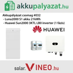 Akkupályázat csomag #032 - Huawei SUN2000-3KTL-LB0 21kWh