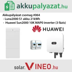 Akkupályázat csomag #064 - Huawei 10K MAP0 21kWh