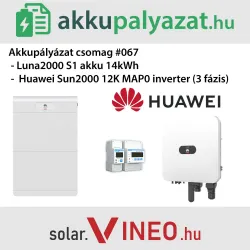 Akkupályázat csomag #067 - Huawei 12K MAP0 14kWh