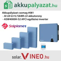 Akkupályázat csomag #081 - ASW4000H-S2 + 9,72 kWh