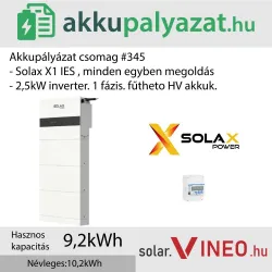 Akkupályázat csomag #345 - SolaX X1 IES 2