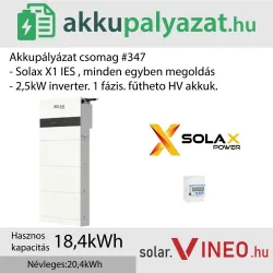 Akkupályázat csomag #347 - SolaX X1 IES 2