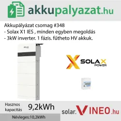 Akkupályázat csomag #348 - SolaX X1 IES 3