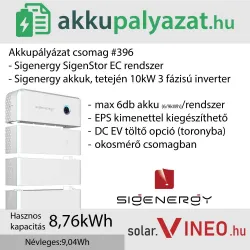 Akkupályázat csomag #396 - SigenStor EC 10.0 TP + SigenStor BAT 10.0 - 8