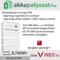 Akkupályázat csomag #399 - SigenStor EC 12.0 TP + SigenStor BAT 10.0 - 8